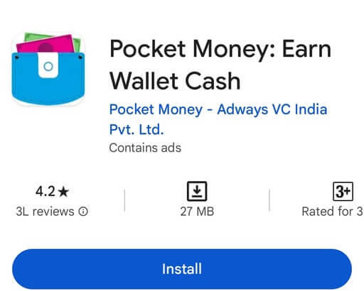 Pocket money app 